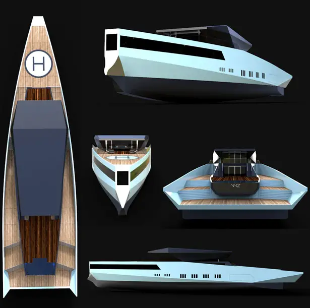 VNZ 60M Yacht by Vuk Nemanja Zoraja