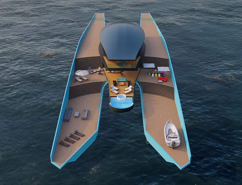 VNZ 80M Mega Catamaran by Vuk Nemanja Zoraja