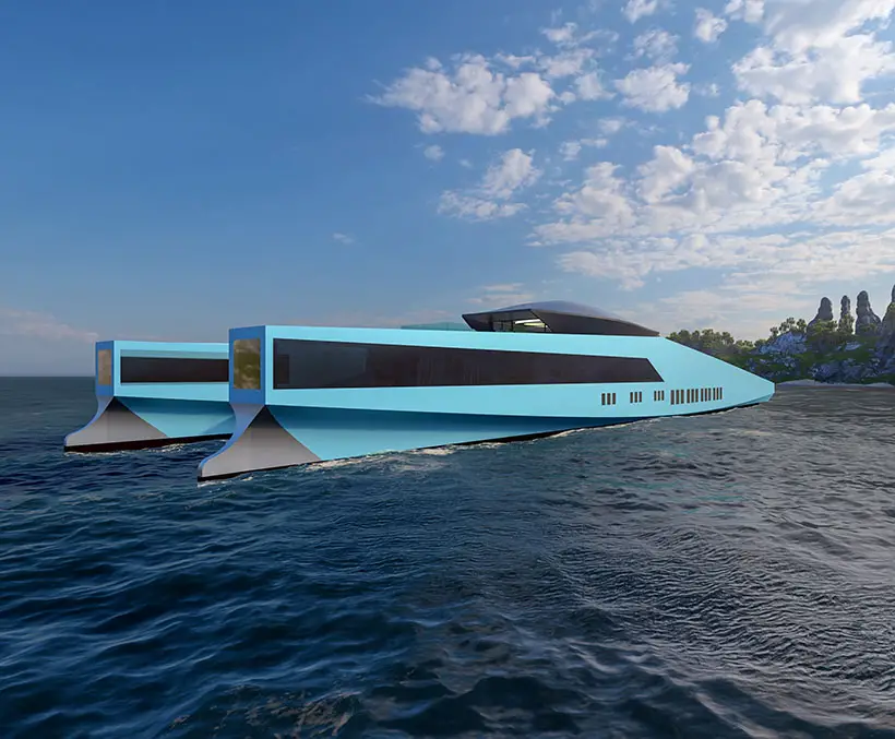 VNZ 80M Mega Catamaran by Vuk Nemanja Zoraja