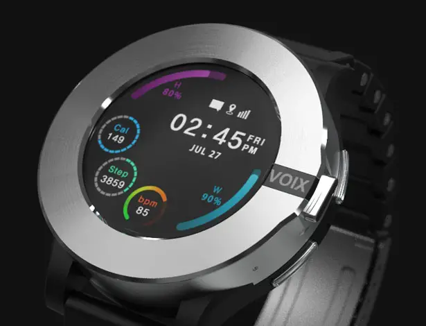 VOIXATCH Smart Watch with Built-in Bluetooth Headset