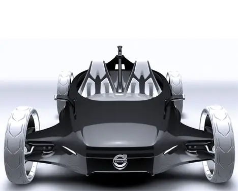 Volvo Air Motion Racing Car Powered by Air Turbines