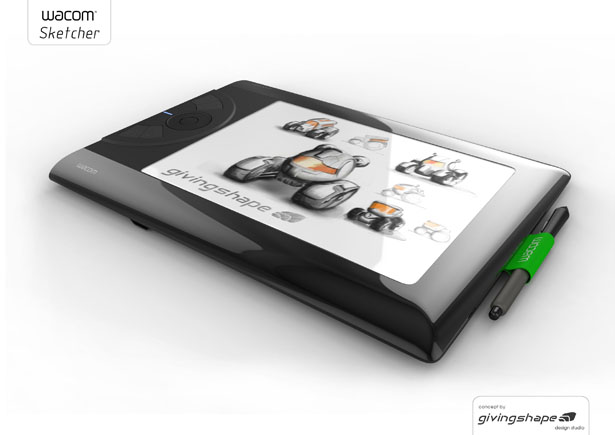 Wacom Sketcher Digital Sketchpad Concept by Massimo Battaglia