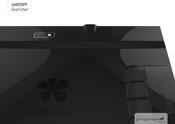 Wacom Sketcher Digital Sketchpad Concept by Massimo Battaglia