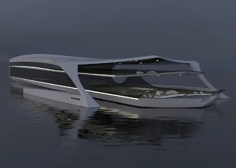 WAKINYAN Catamaran Yacht by Aras Kazar