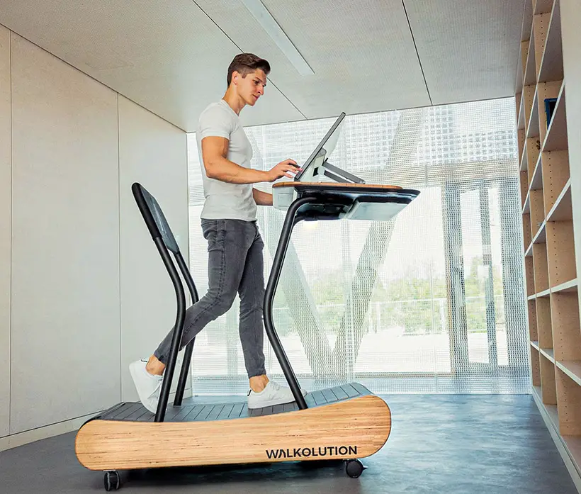 WALKOLUTION - Treadmill Desk Helps You Working and Walking At The Same Time