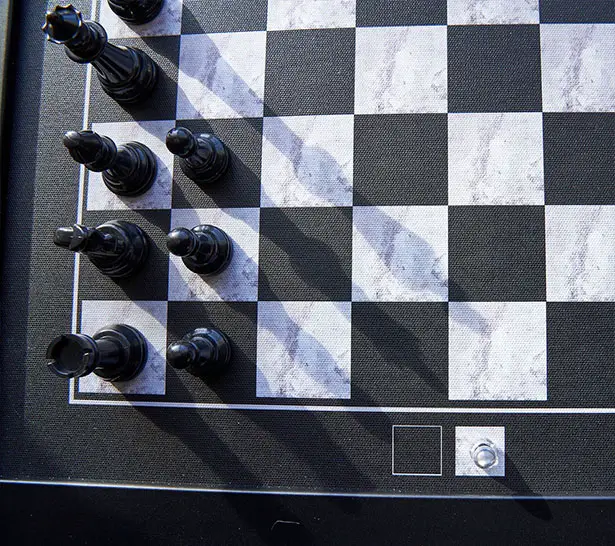 Wall-Mounted, Magnetic Chess Set