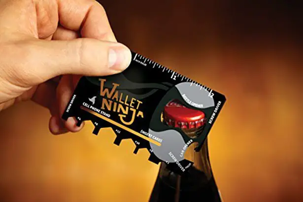 Wallet Ninja 18 in 1 Multi-Purpose Credit Card Size Pocket Tool