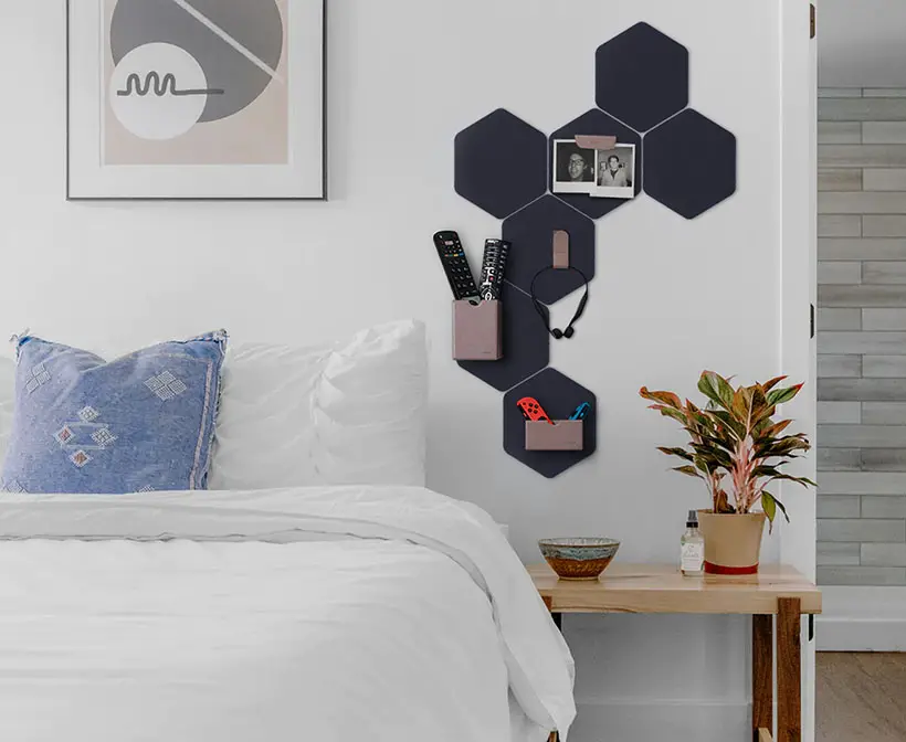 Wallganize: Artistic, Magnetic Wall-Mounted Storage System