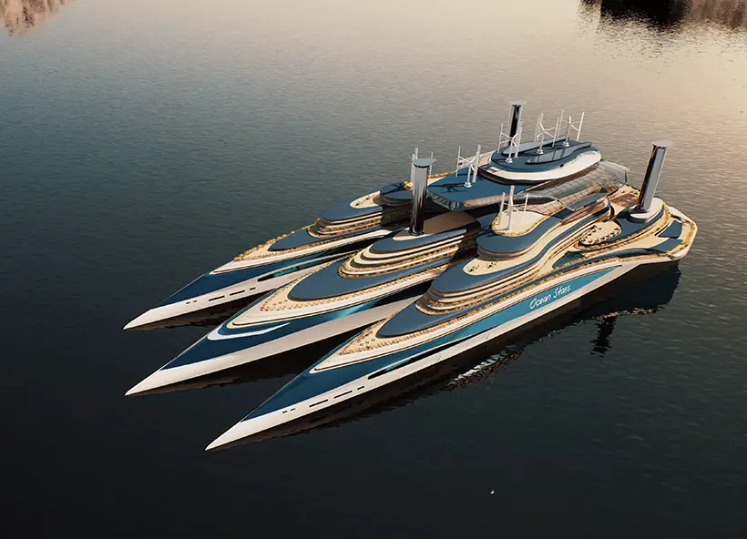 Wandering Ark Hydrogen Powered Trimaran by Shenghan Lu