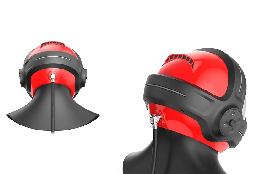 Warrior Firefighting Helmet by IU+ Design co.