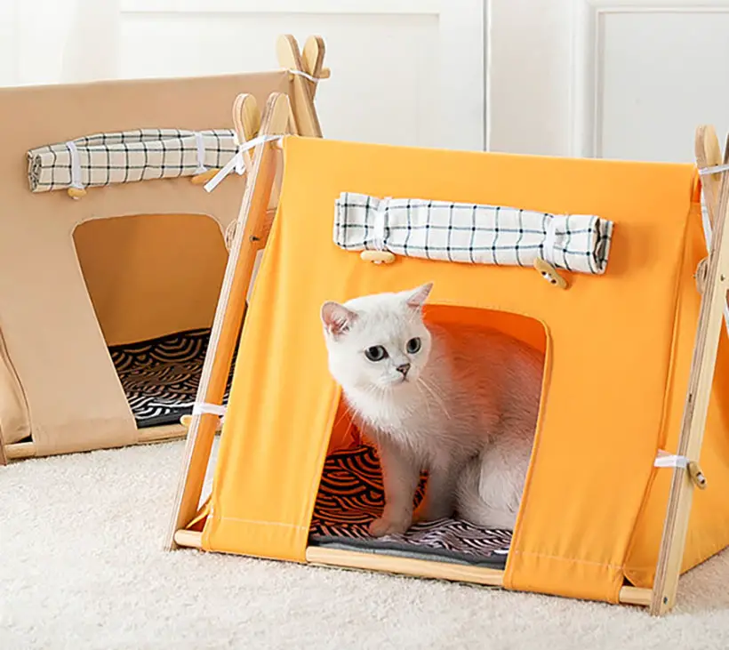 Cool Miniature Tent Designed For Your Cat