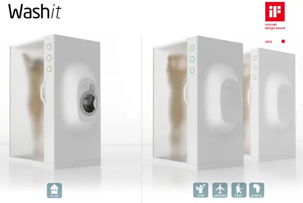 Washit Shower and Washing Machine in One