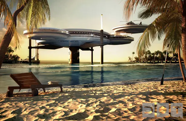 Water Discus Underwater Hotel by Deep Ocean Technology