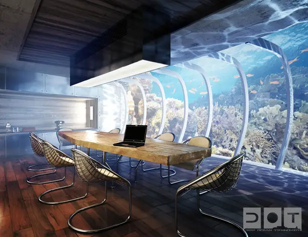 Water Discus Underwater Hotel by Deep Ocean Technology