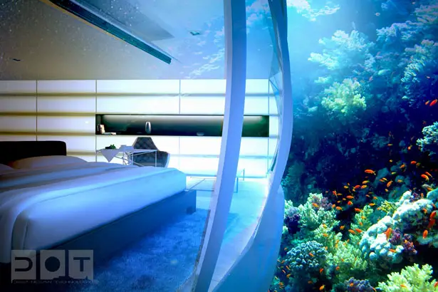 Water Discus Underwater Hotel by Deep Ocean Technology