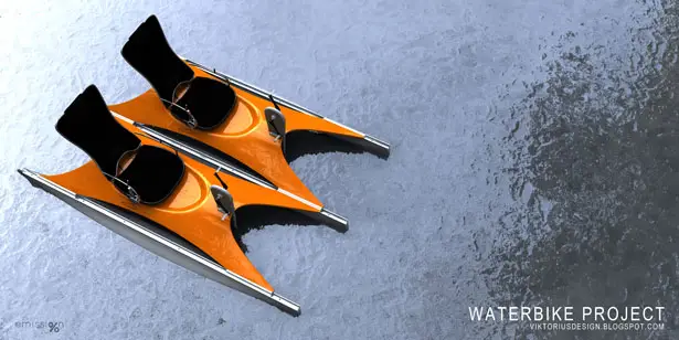 Ultra Light Single Seater Weight Waterbike Concept