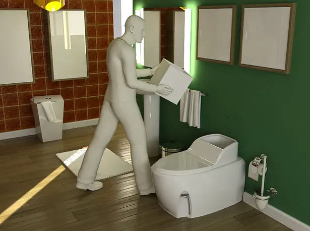 Waterless Toilet Concept