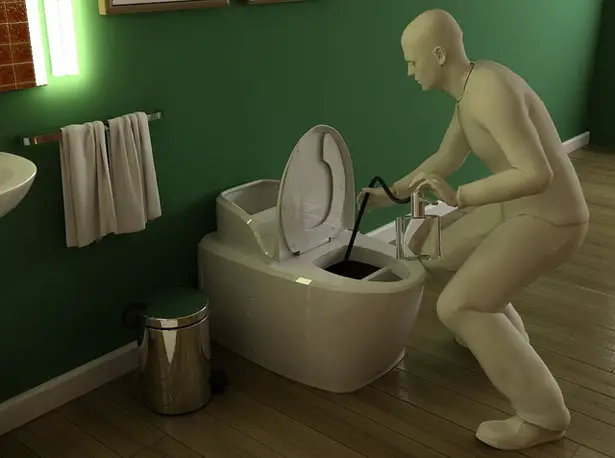 Waterless Toilet Concept