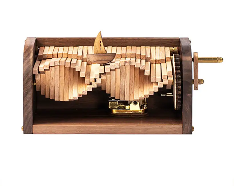 Waves Inspired Music Box