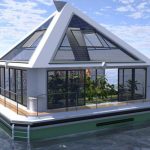 WAYA : A Modular Floating Building for Future Offshore Living Experience by Lazzarini Design