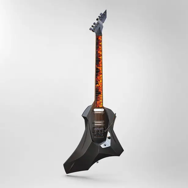 Black Hole Multifunctional Guitar by Shaheen Pouladvar and Shahram Pouladvar