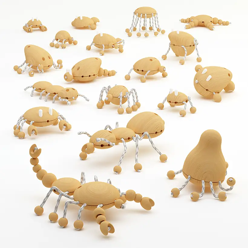 World Design Rankings 2020-2021 - Creative Wooden Creatures Wooden Toy by Hakan Gürsu