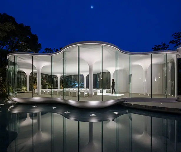 Cloud of Luster Wedding Chapel by Tetsuya Matsumoto - Japan