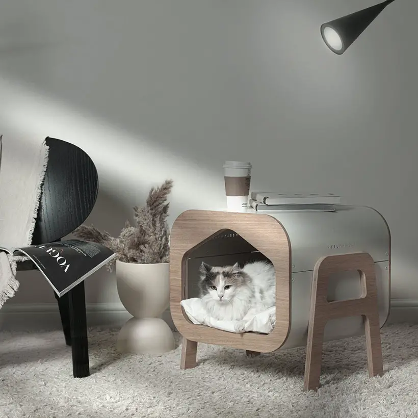 Weelywally Oslo - Modern Pet Furniture Doubles As Side Table by Onurhan Demir