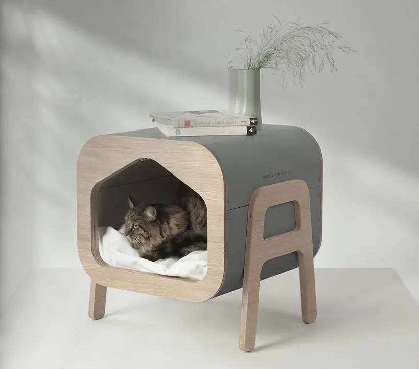 Weelywally Oslo - Modern Pet Furniture Doubles As Side Table by Onurhan Demir