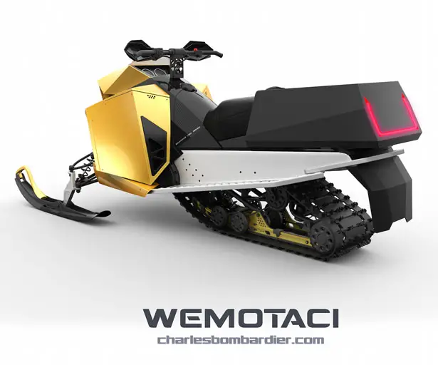 Wemotaci Concept Snowmobile That Burns Hydrogen Instead of Gasoline