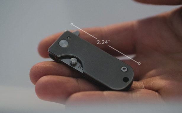 WESN Titanium Micro Blade EDC Pocket Knife Keychain by Billy Chester