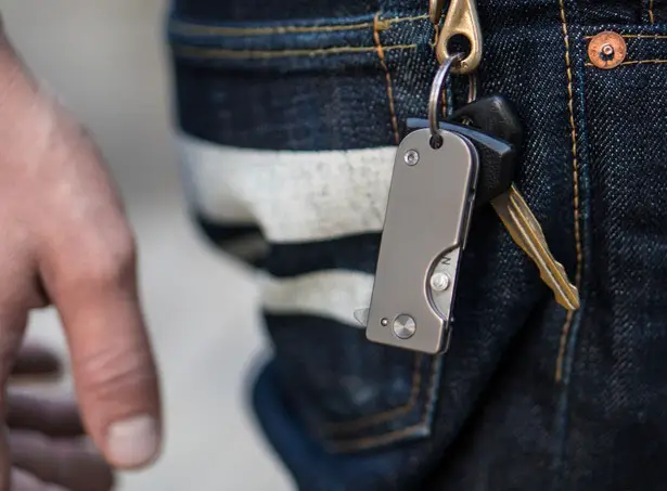 WESN Titanium Micro Blade EDC Pocket Knife Keychain by Billy Chester