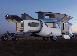 Retractable Whale Trailer Cabin Concept for Chinese Domestic Market