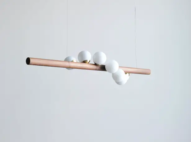 Willow Pendant Caterpillar Crawl Light by Hollis + Morris