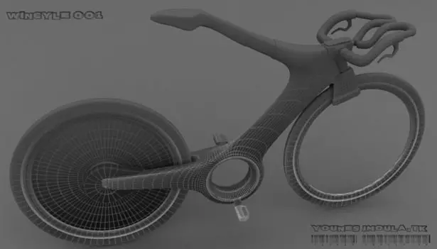 Wincycle001 Futuristic Bike by Younes Jmoula