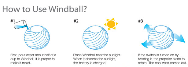 Windball Eco Friendly Cooler by Jaesik Yun