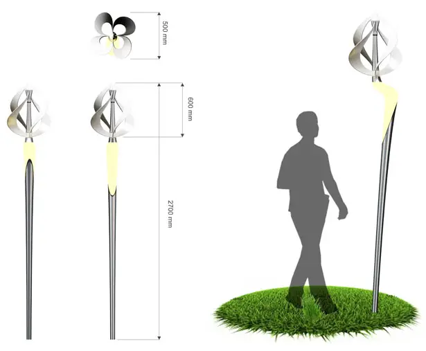 Windtulip Street Light by Mebrure Oral