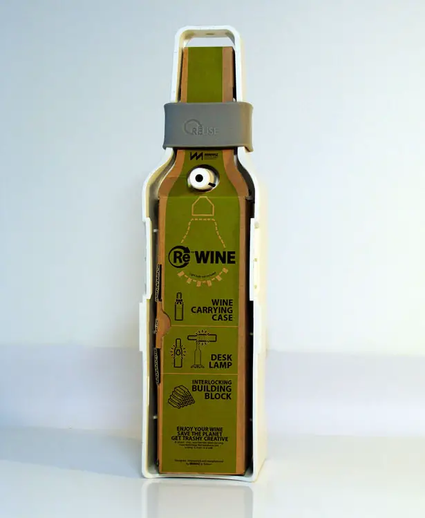 Re-Wine - Wine Bottle Lamp by Miniwiz