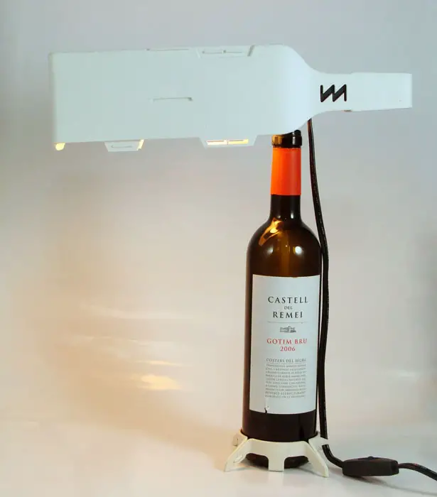 Re-Wine - Wine Bottle Lamp by Miniwiz