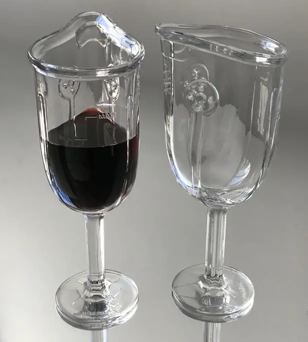 Wine Glass Mask by James Piatt
