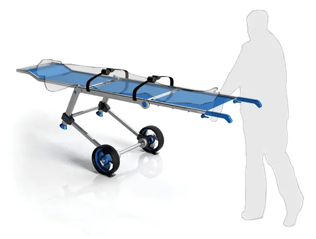 Wish Folding Stretcher Only Needs One Person to Carry