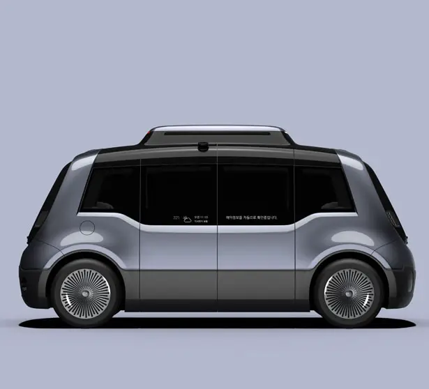 WITH:US - Futuristic Self-Driving Shuttle for Smart City