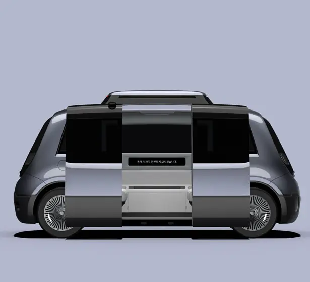 WITH:US - Futuristic Self-Driving Shuttle for Smart City