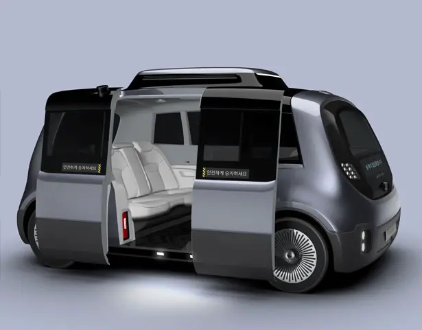 WITH:US - Futuristic Self-Driving Shuttle for Smart City