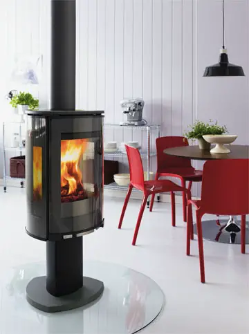 wood burning stove