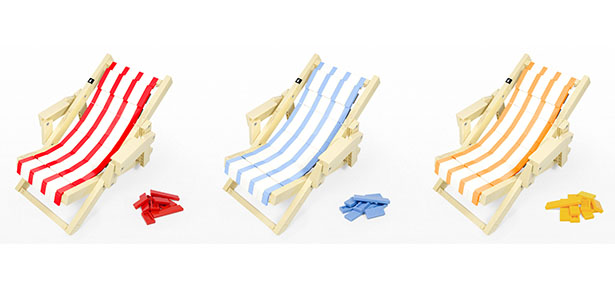 Wooden Deckchair Concept for LEGO by Pedro Sequeira