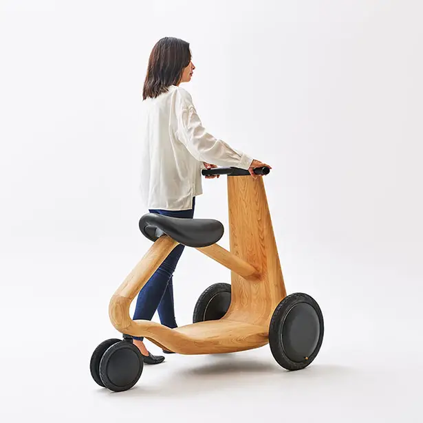 Mikiya Kobayashi Has Designed ILY-Ai Wooden eScooter