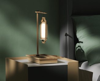 Woodo Table Lamp Creates Cozy and Inviting Atmosphere Wherever You Place It