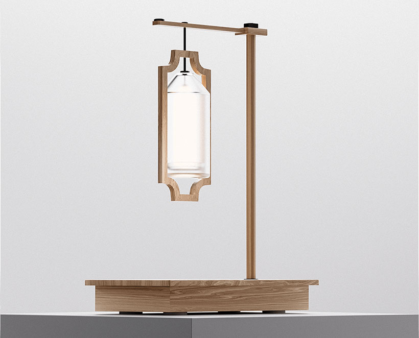 Woodo Table Lamp by Mahmoud Mahroos