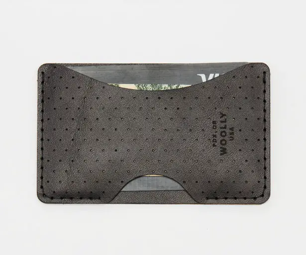 Wolly Made Ultra-Thin Leather Phone Wallet 